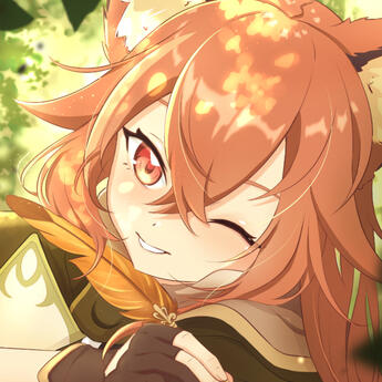 Illustration for vtuber Tiribrush